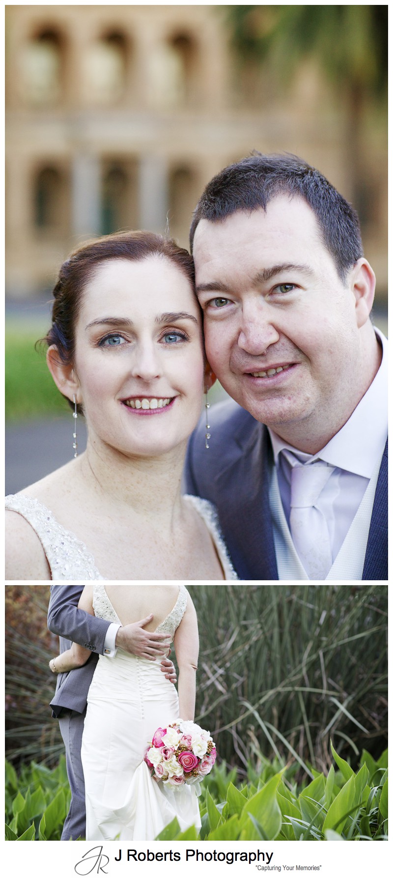 Portrait of a bride and groom - sydney wedding photography 